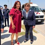 ALCALDESA ROSI WONG ACOMPAÑA A LA GOBERNADORA DELFINA GÓMEZ EN CEREMONIA DE MANDO MILITAR EN LA BASE AÉREA DE SANTA LUCÍA