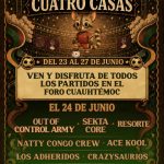 MUNDIAL SOCIAL DE LAS CUATRO CASAS LLEGA AL FORO CUAUHTÉMOC