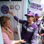 AZUCENA CISNEROS ARRANCA TOQUE DE PUERTAS DE LA CRUZADA VIOLETA 360