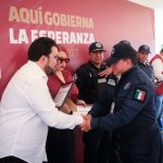 RECONOCE GOBIERNO DE NAUCALPAN A 60 ELEMENTOS DE LA GUARDIA MUNICIPAL Y POLICÍA ESTATAL