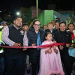 INAUGURAN EN LOS BORDOS NUEVO SENDERO SEGURO, CON LUZ, PLANTAS Y MURALES